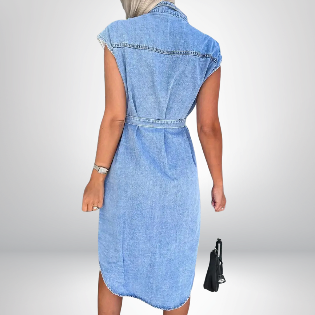 Noelle - Vardagschic denimklänning