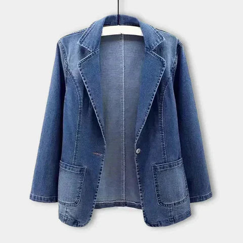 Meja - Stilren denimblazer
