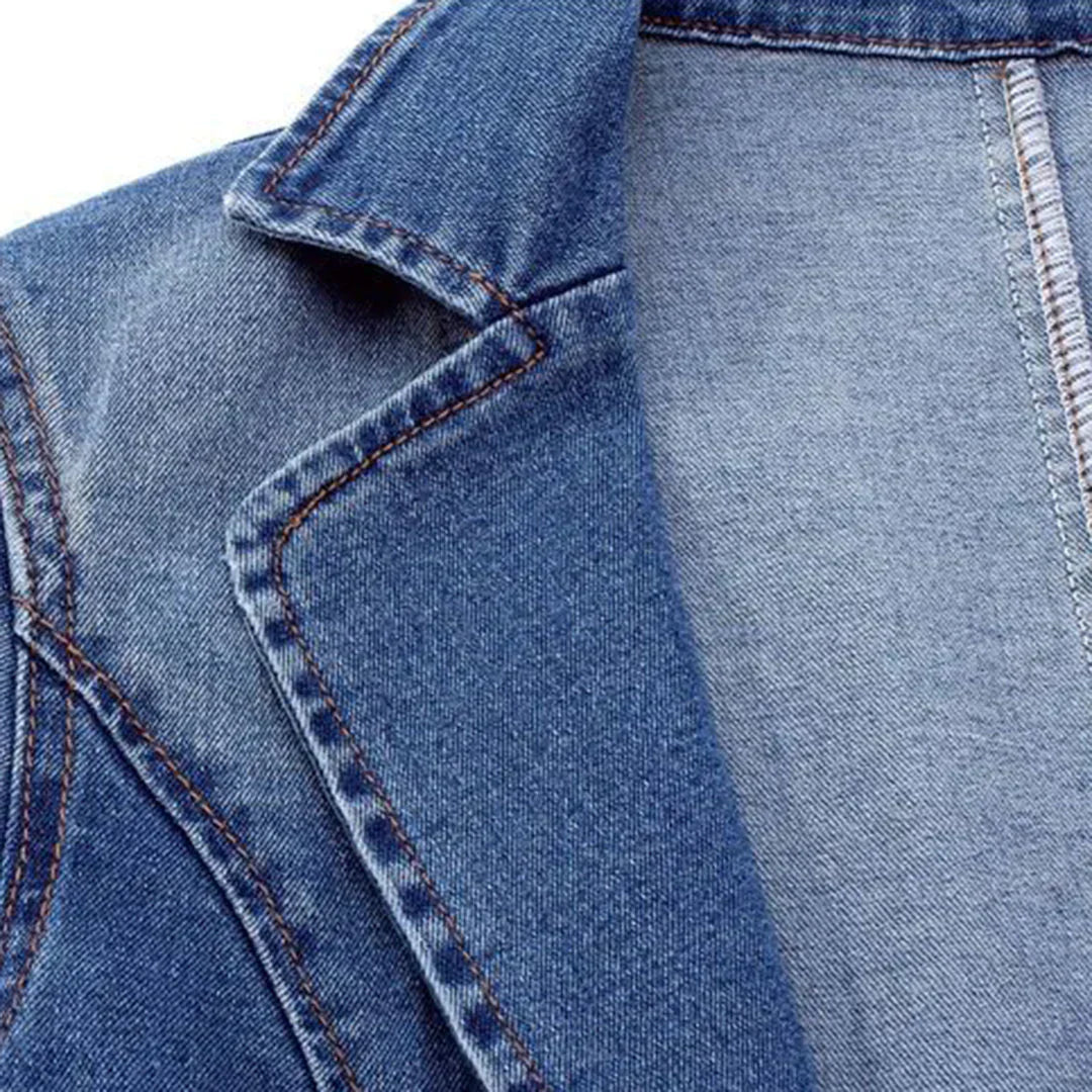 Meja - Stilren denimblazer