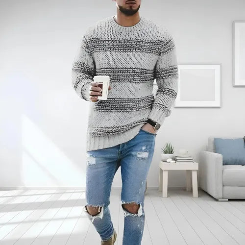 Johan - Elegant stickad tröja för herrar