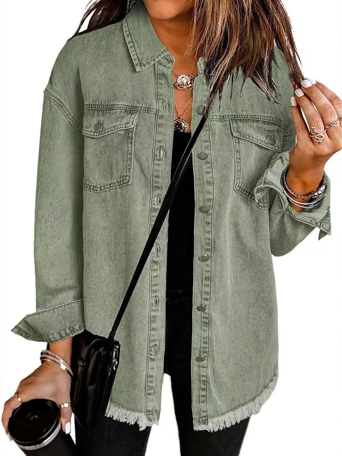 Claire - Klassisk Jeansjacka
