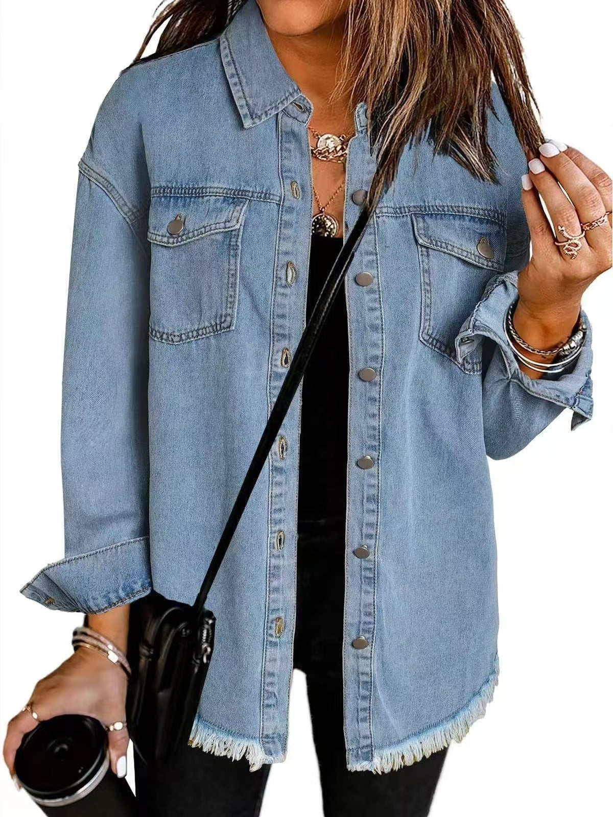 Claire - Klassisk Jeansjacka