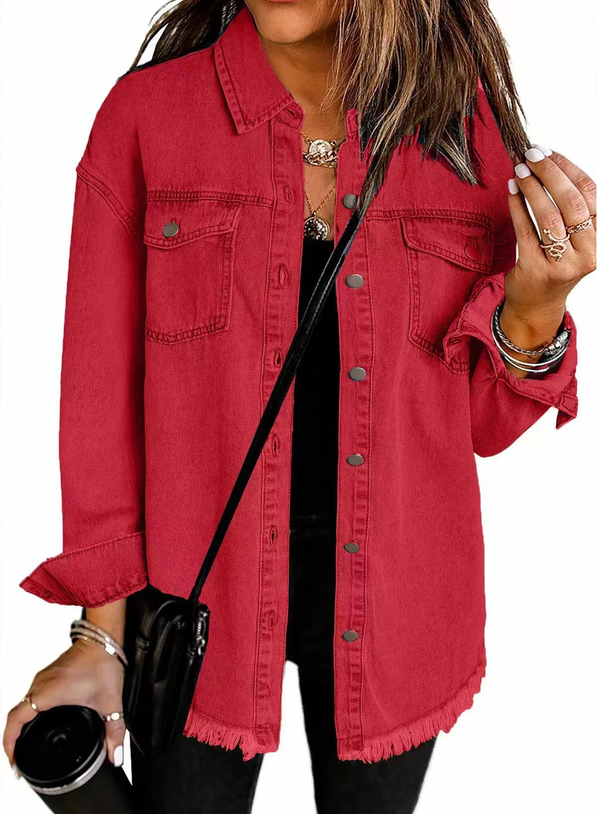 Claire - Klassisk Jeansjacka
