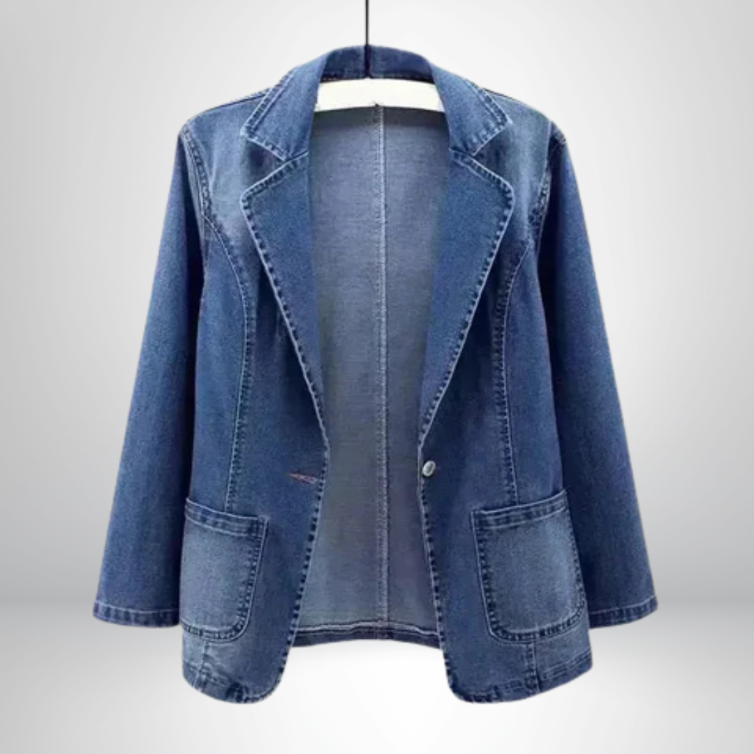 Meja - Stilren denimblazer