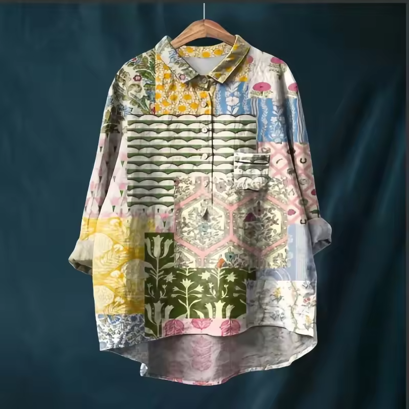 Nea - Klassisk Skjorta med Unik Design