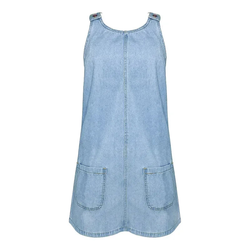 Mandy - Praktisk och lätt jeansklänning