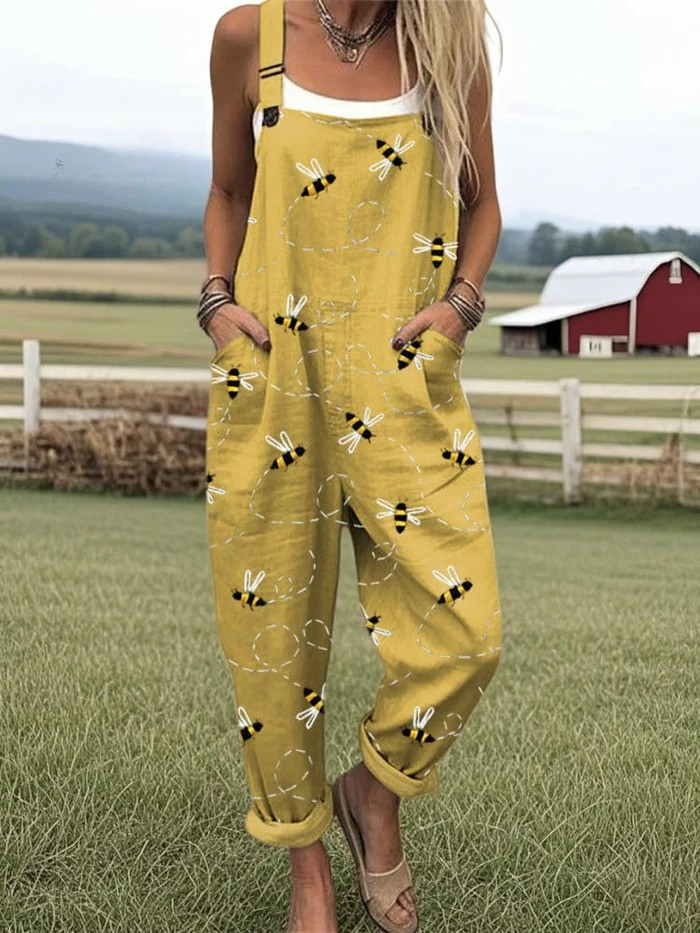 Katya - Lätt vintage jumpsuit