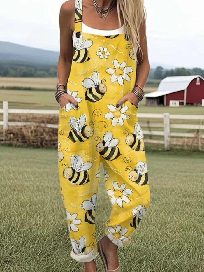 Katya - Lätt vintage jumpsuit