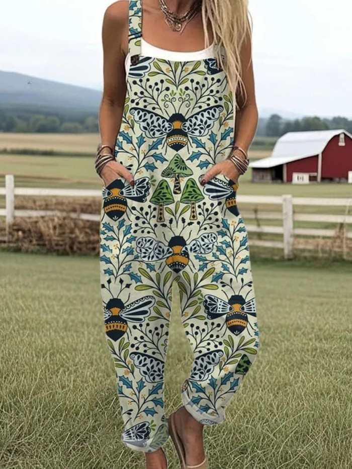 Katya - Lätt vintage jumpsuit
