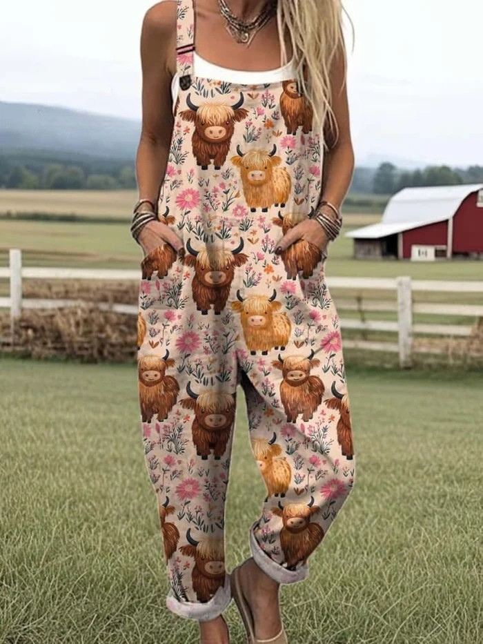 Katya - Lätt vintage jumpsuit