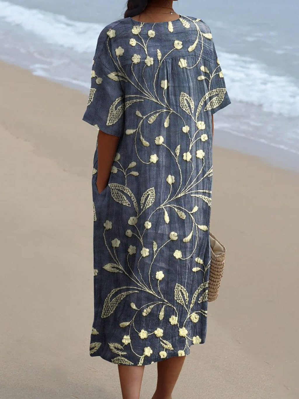 Lieke - Vintageblommor Klänning